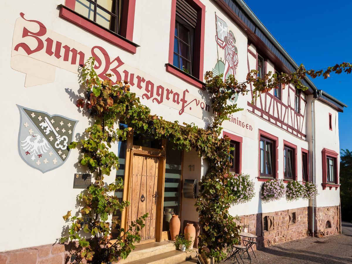 Hotel Restaurant Zum Burggraf Neuleiningen Exterior foto